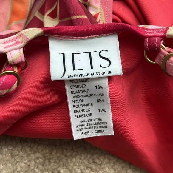 JETS Adagio Tank One Piece Rosewood Swimsuit - Picture 7 of 9